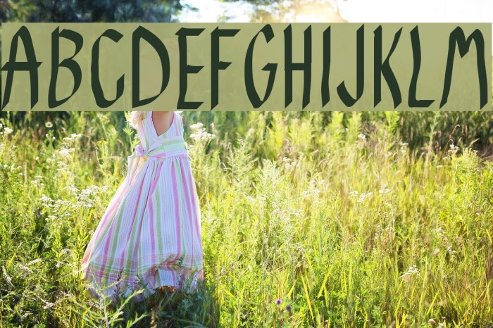 Baklava Font examples
