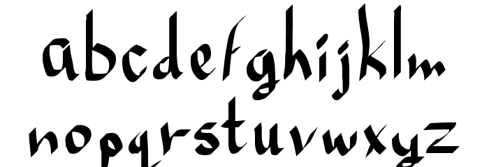 Baklava Font LOWERCASE