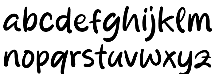 Bakpia Sabang Schriftart Kleinbuchstaben