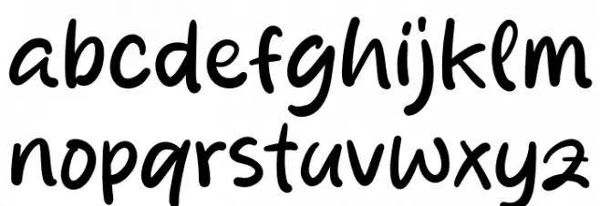 Bakpia Sabang Font LOWERCASE