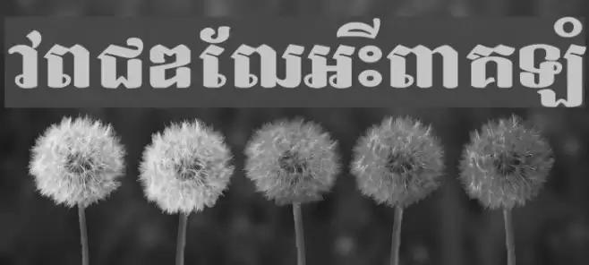 Bakprea New Font examples