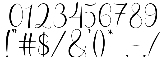 Bakquila Font OTHER CHARS