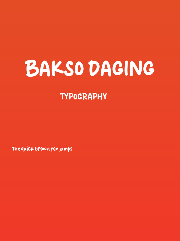 Bakso Daging Poster