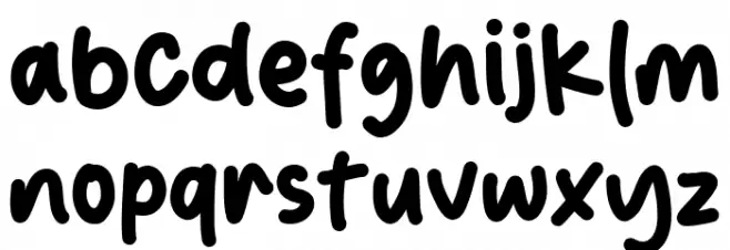 Bakso Daging خط أحرف صغيرة