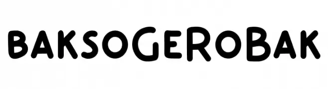 Bakso Gerobak フォント