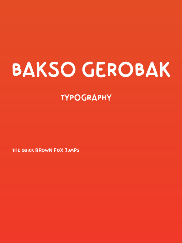 Bakso Gerobak Poster