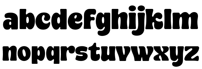 Bakso Menu Font LOWERCASE