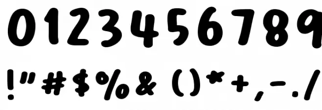 BaksoSapi Font OTHER CHARS