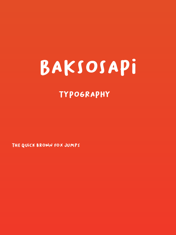 BaksoSapi Poster