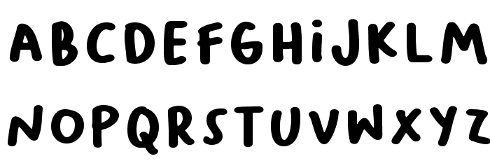 BaksoSapi Font LOWERCASE