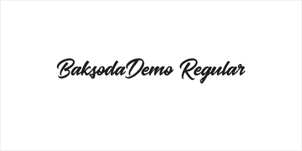 BaksodaDemo Regular Logo