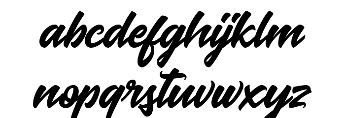 BaksodaDemo Regular Font LOWERCASE