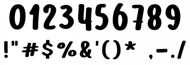 Bakul Nasi Font OTHER CHARS