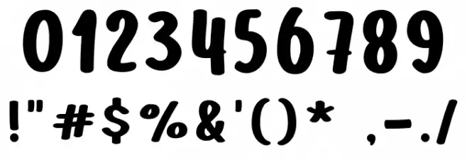 Bakul Nasi Font OTHER CHARS