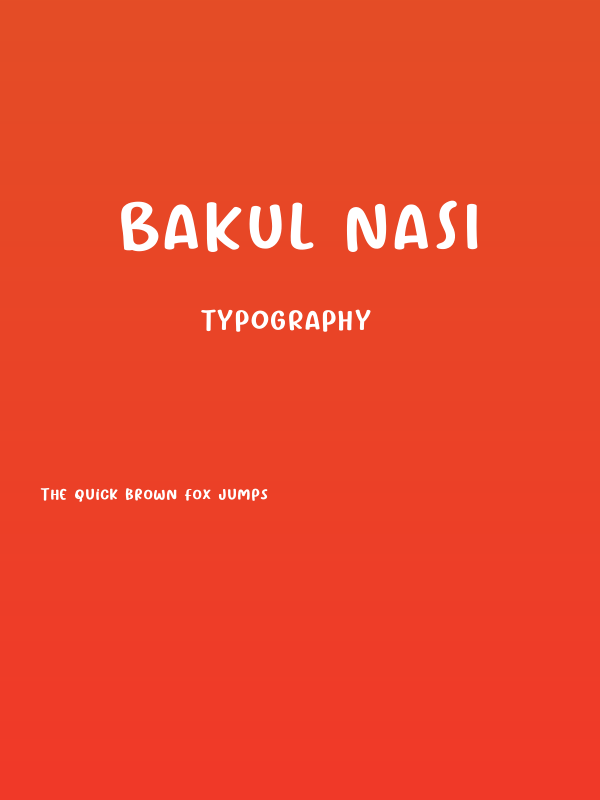 Bakul Nasi Poster