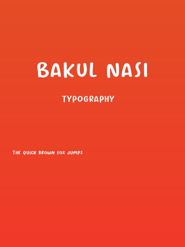 Bakul Nasi Poster