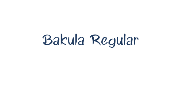 Bakula Regular Logo