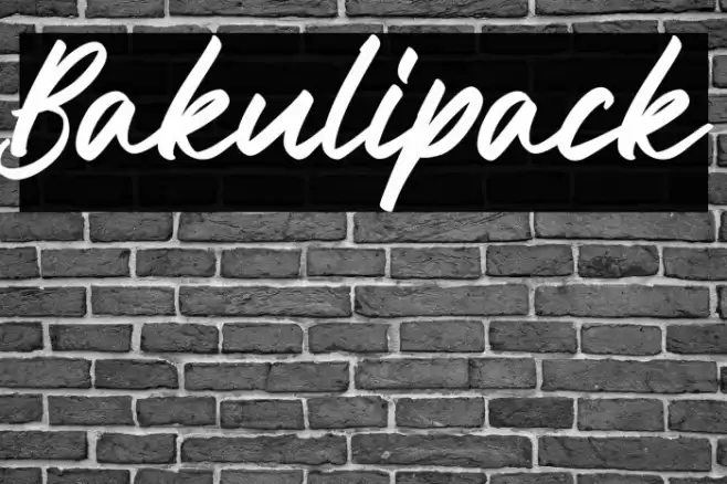 Bakulipack Fonte examples