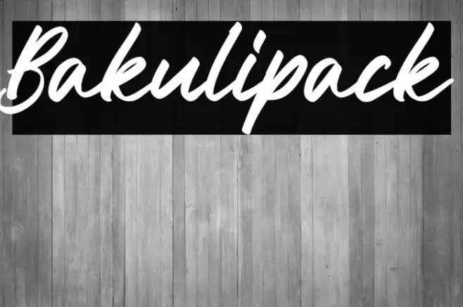 Bakulipack Fonte examples