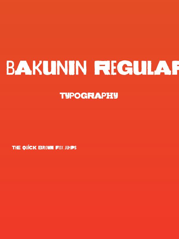 Bakunin Regular Poster