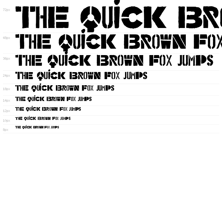 Bakunin Stencil Waterfall