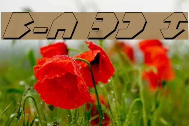 Bal-Astaral 3D Italic Example 1