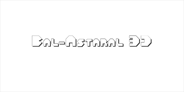 Bal-Astaral 3D Logo