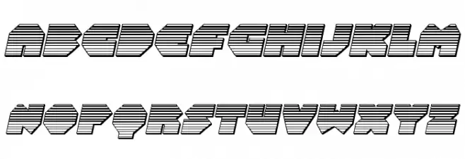 Bal-Astaral Chrome Italic خط أحرف كبيرة