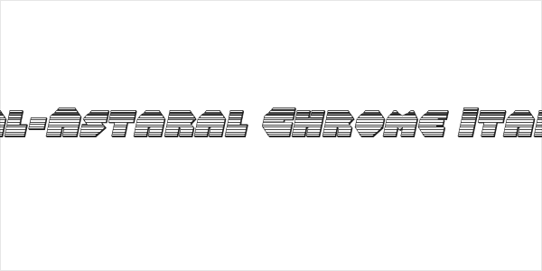 Bal-Astaral Chrome Italic Logo