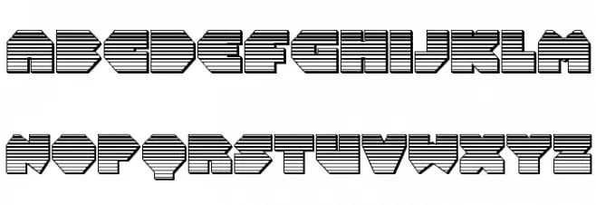 Bal-Astaral Chrome Polices MAJUSCULES