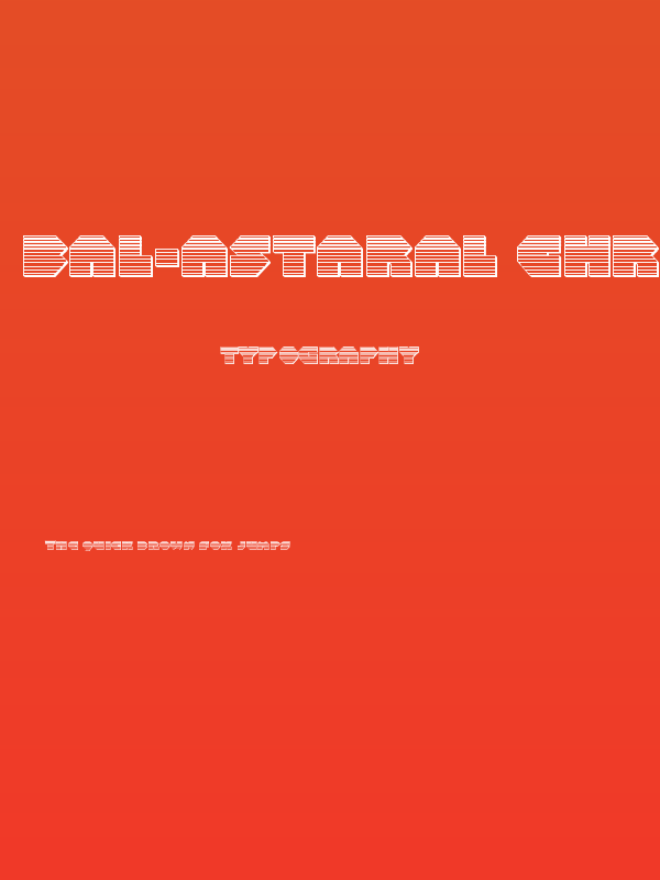 Bal-Astaral Chrome Poster