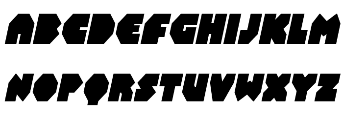 Bal-Astaral Condensed Italic Шрифта строчной