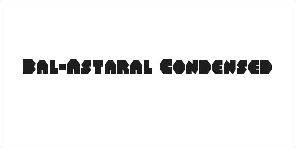 Bal-Astaral Condensed Logo