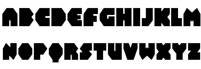Bal-Astaral Condensed Font LOWERCASE