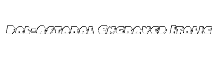 Bal-Astaral Engraved Italic  Скачать бесплатные шрифты