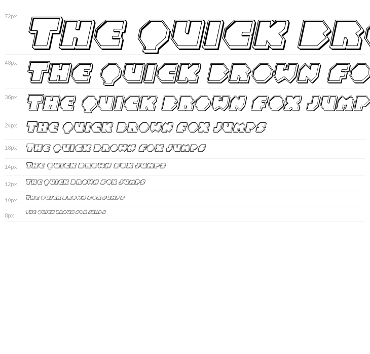 Bal-Astaral Engraved Italic Waterfall