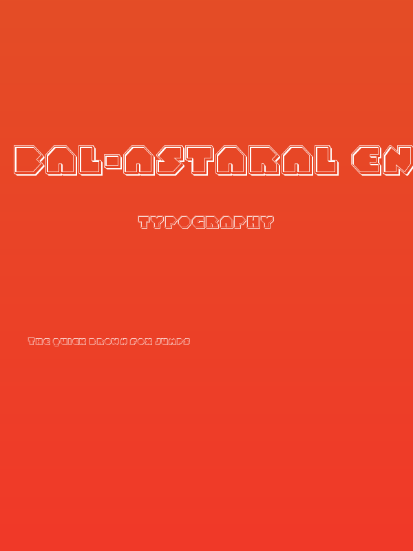 Bal-Astaral Engraved Poster