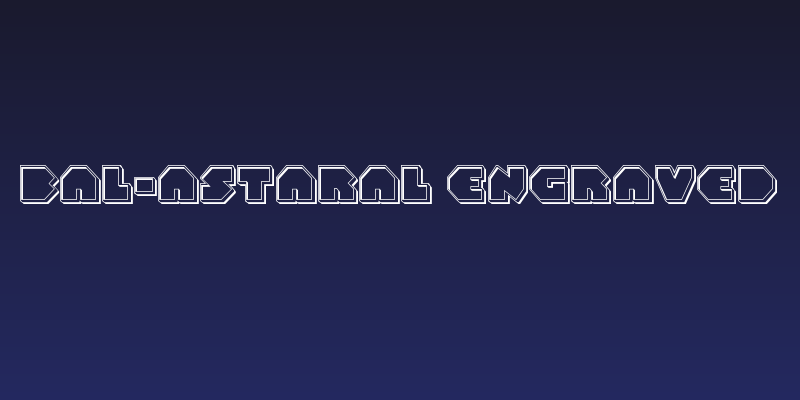 Bal-Astaral Engraved Social Header
