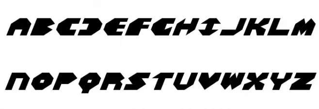 Bal-Astaral Expanded Italic Шрифта ВЕРХНИЙ