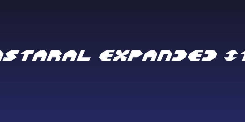Bal-Astaral Expanded Italic Social Header