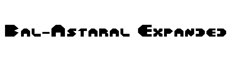 Bal-Astaral Expanded  नि: शुल्क फ़ॉन्ट्स डाउनलोड
