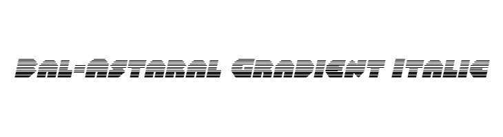 Bal-Astaral Gradient Italic  baixar fontes gratis