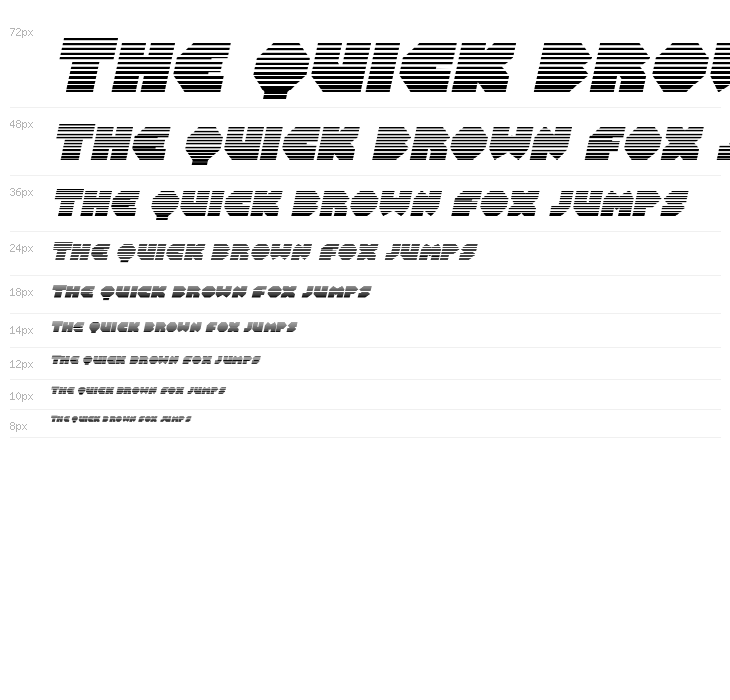 Bal-Astaral Gradient Italic Waterfall