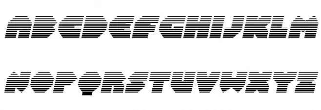 Bal-Astaral Gradient Italic Fonte MINÚSCULAS