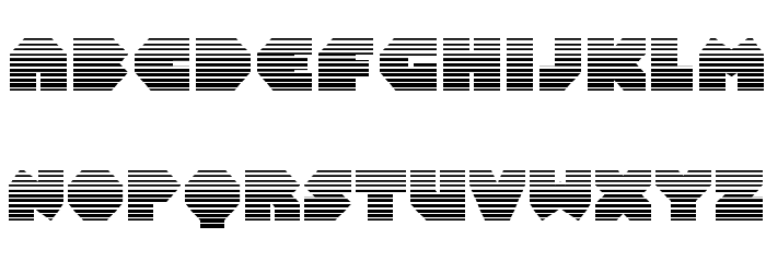 Bal-Astaral Gradient Font LOWERCASE