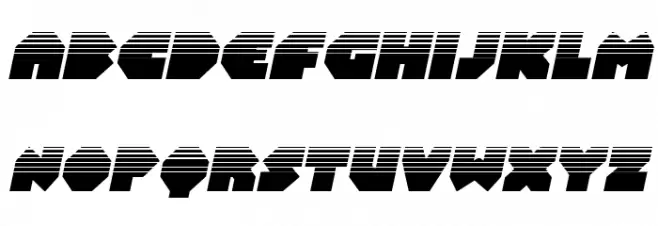 Bal-Astaral Halftone Italic Schriftart Groß