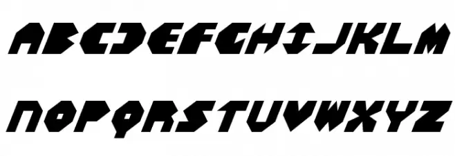 Bal-Astaral Italic Schriftart Groß