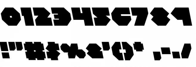 Bal-Astaral Leftalic Font OTHER CHARS