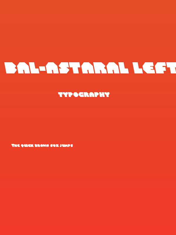Bal-Astaral Leftalic Poster