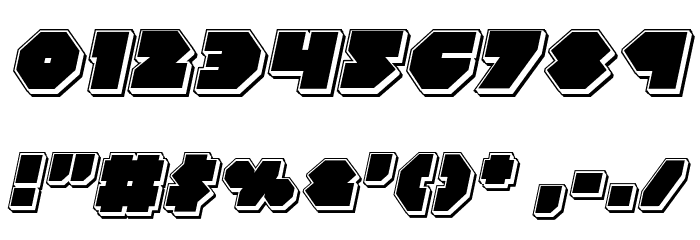 Bal-Astaral Punch Italic Font OTHER CHARS